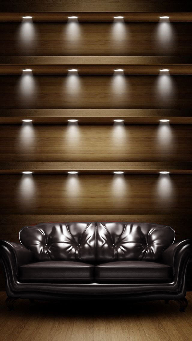 棚とソファー Iphone5 スマホ用壁紙 Wallpaperbox