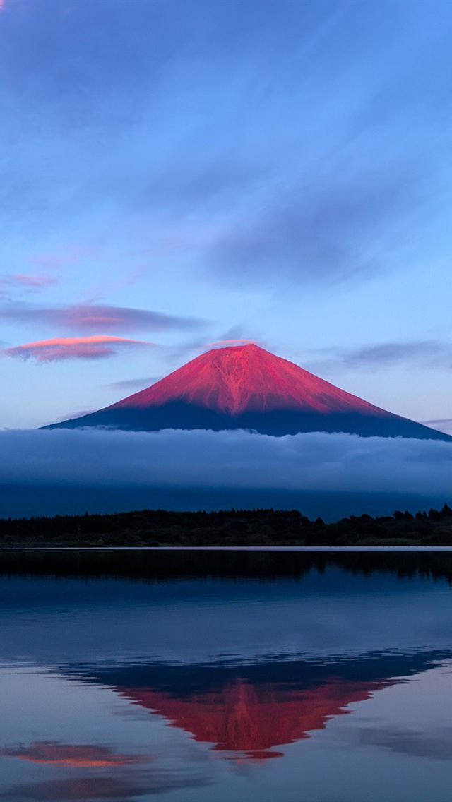 世界遺産 富士山 iPhone5 スマホ用壁紙