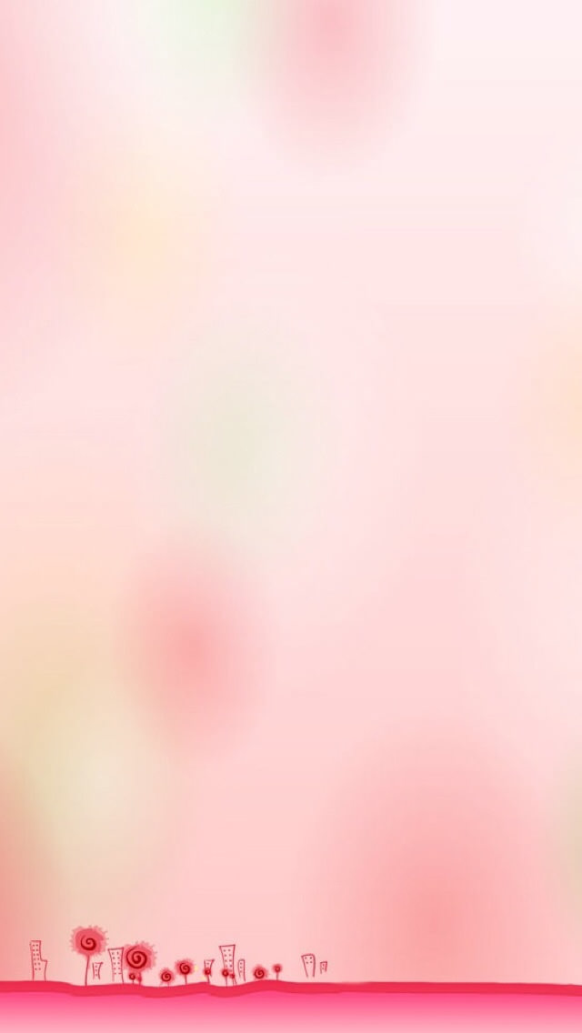 ピンクの風景 iPhone5 スマホ用壁紙
