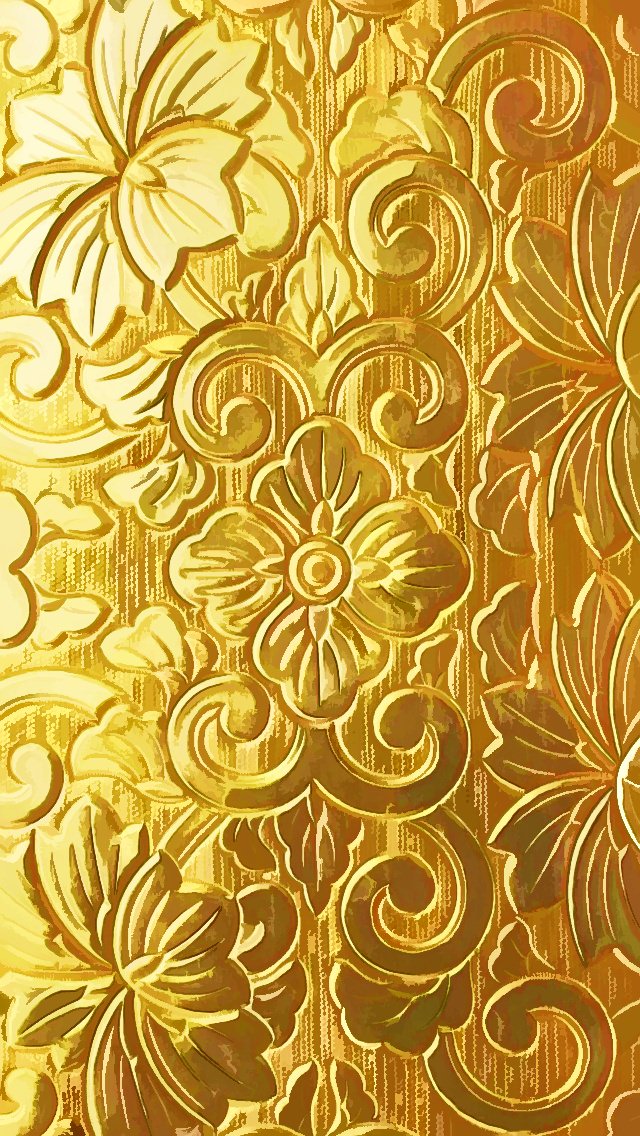 GOLD iPhone壁紙