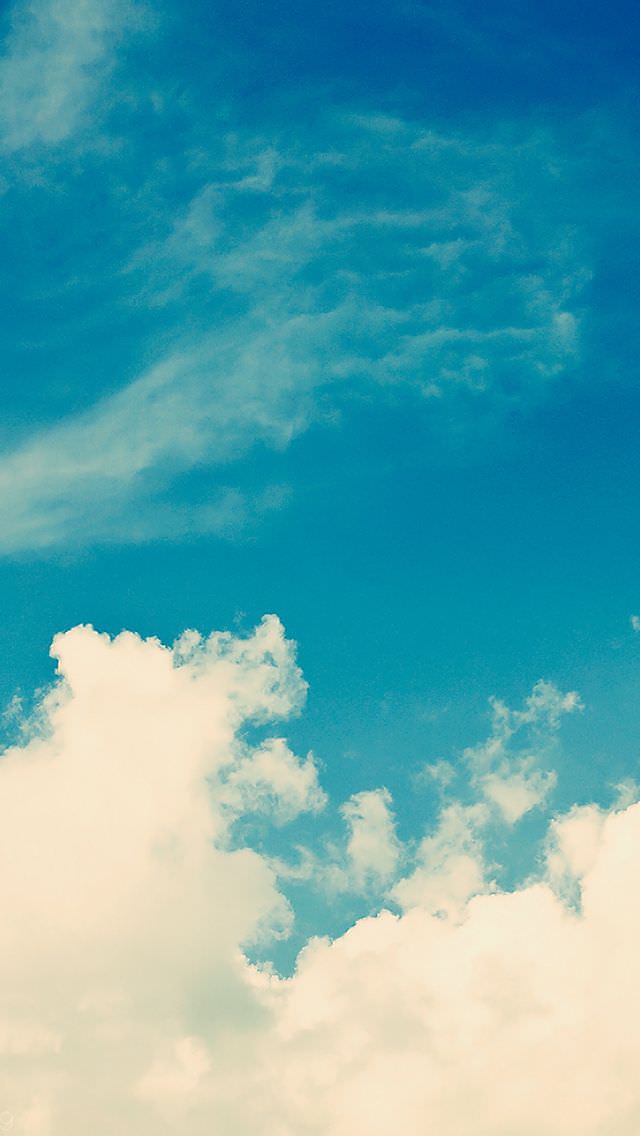 BLUE SUMMER SKY iPhone5 壁紙