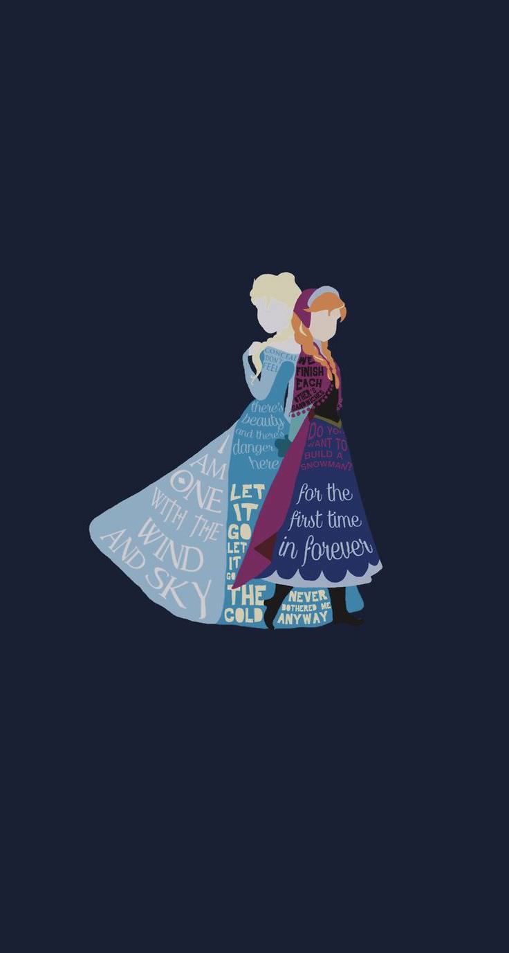 アナと雪の女王 iPhone5 壁紙