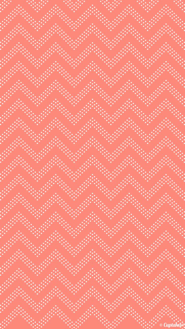 ピンクの波線 iPhone5 壁紙