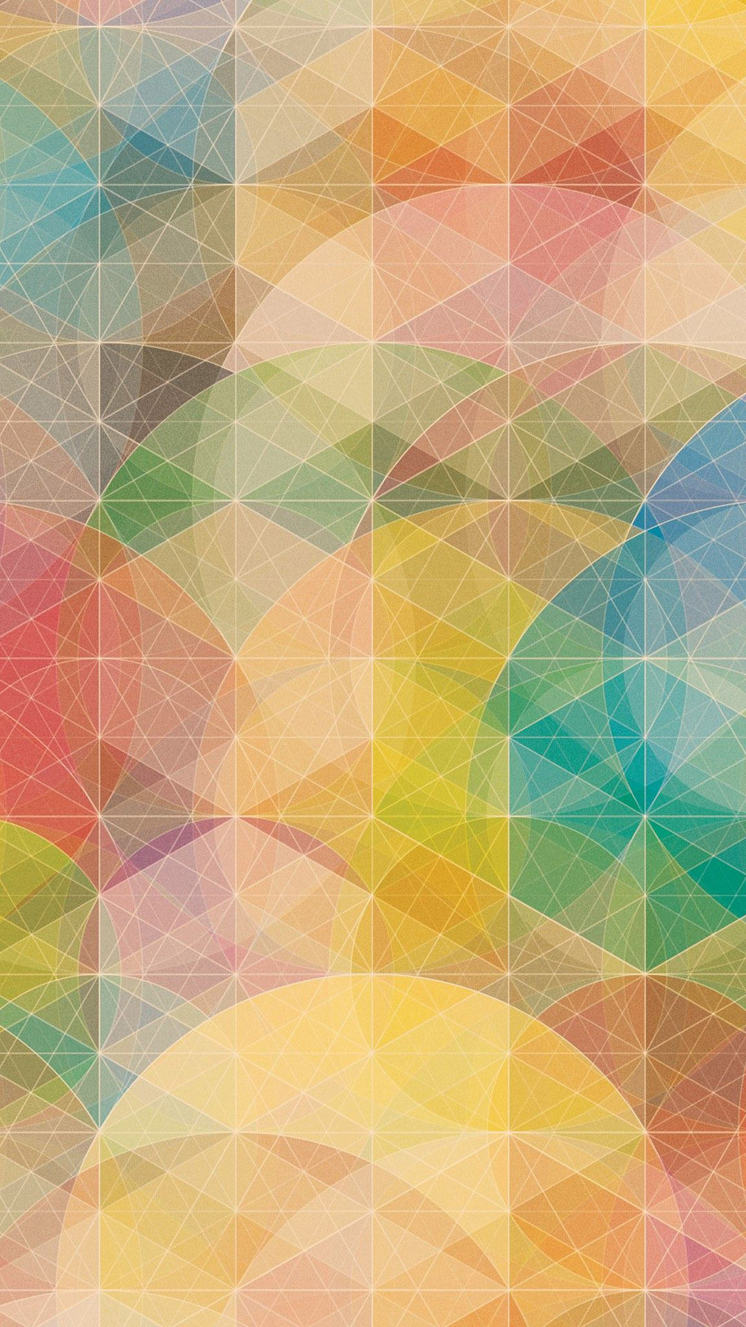 暖色のカラフルな幾何学模様 Iphone6 Plus 壁紙 Wallpaperbox