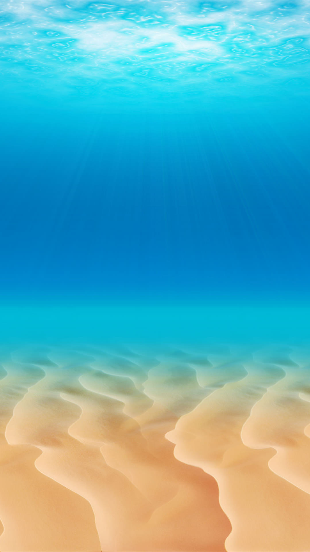 澄んだ海の中 iPhone6 Plus 壁紙
