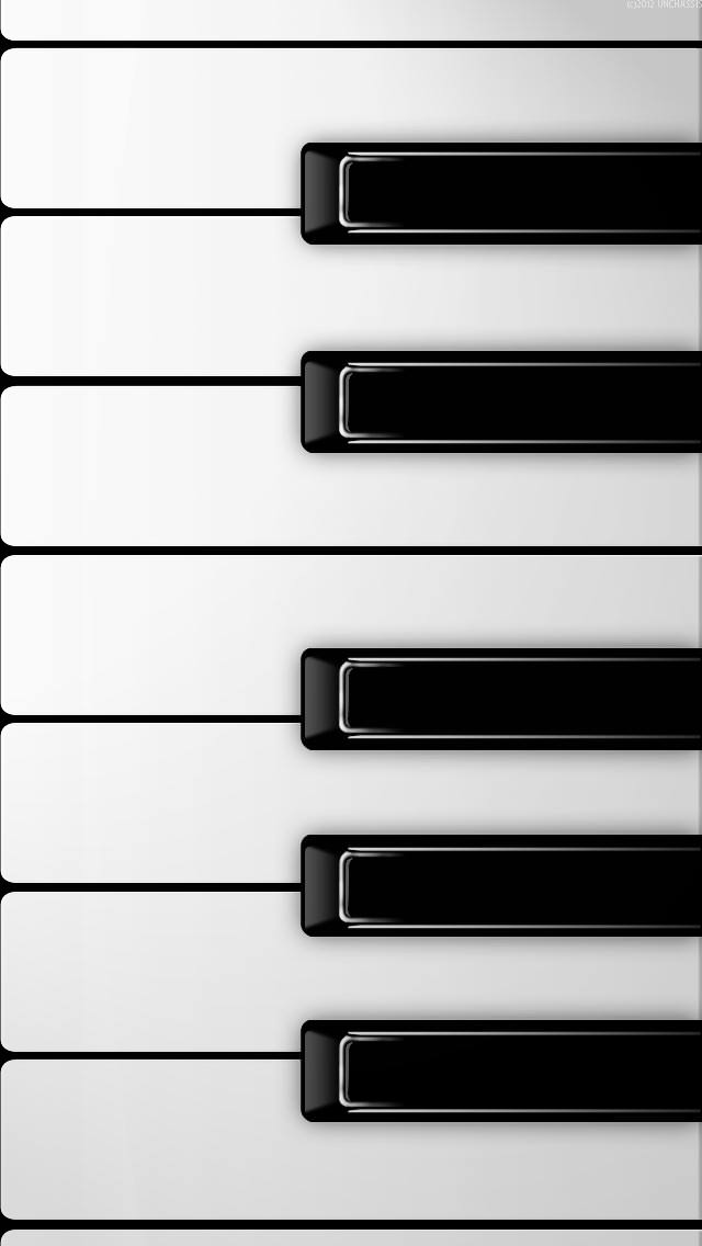 ピアノの鍵盤 iPhone5壁紙