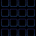 青く光る枠 iPhone5壁紙