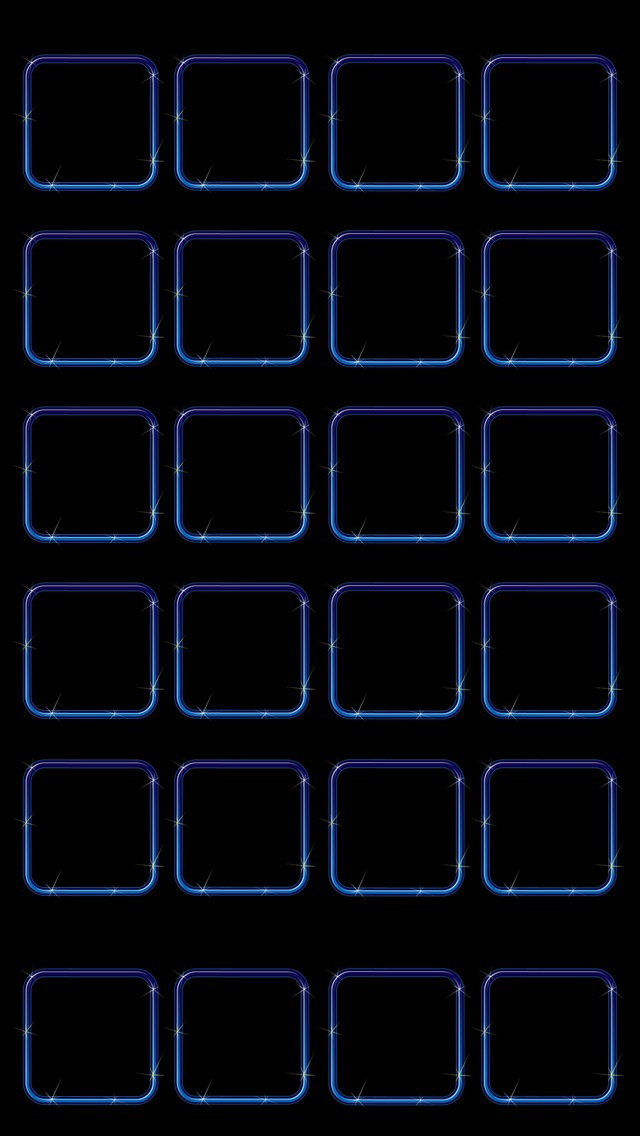 青く光る枠 Iphone5壁紙 Wallpaperbox