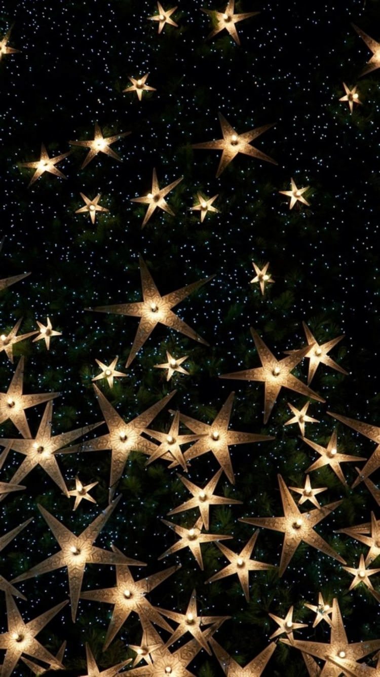 星型のキラキラ iPhone6壁紙