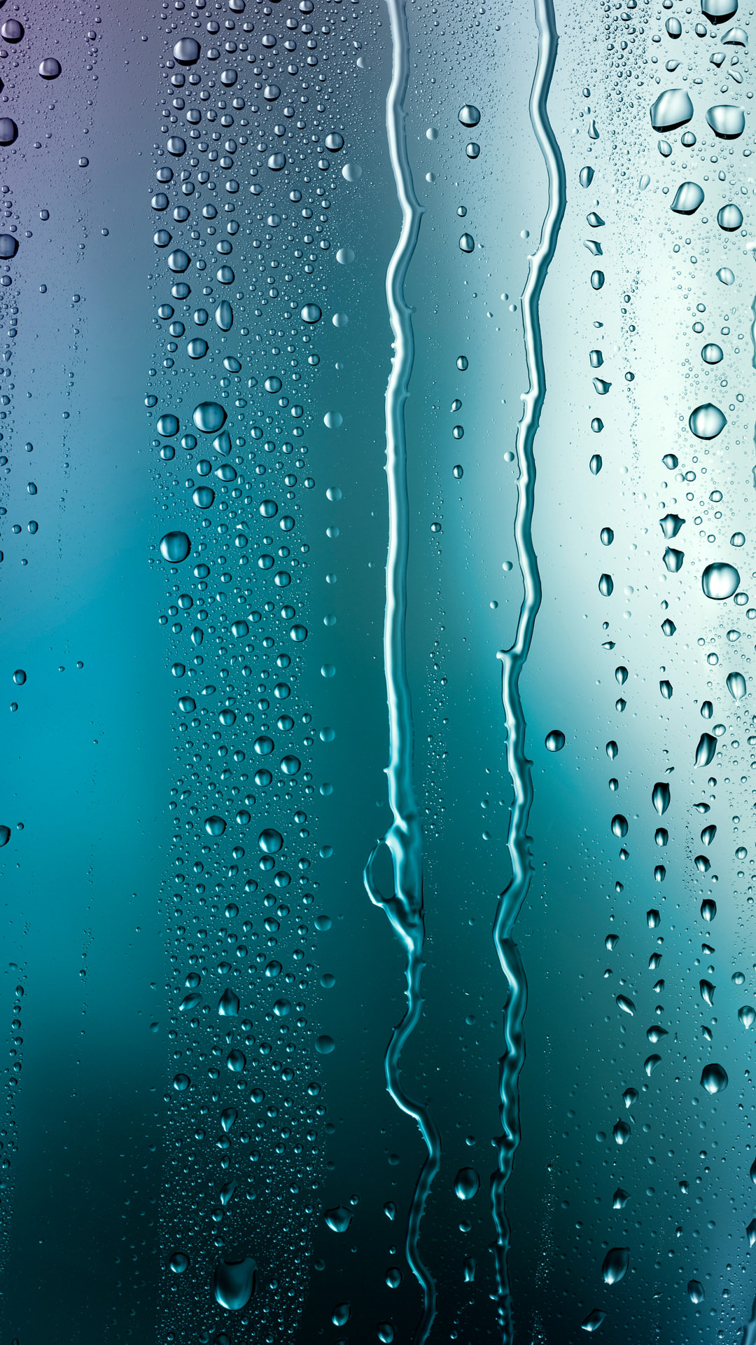 水滴が垂れるガラス iPhone6 Plus壁紙