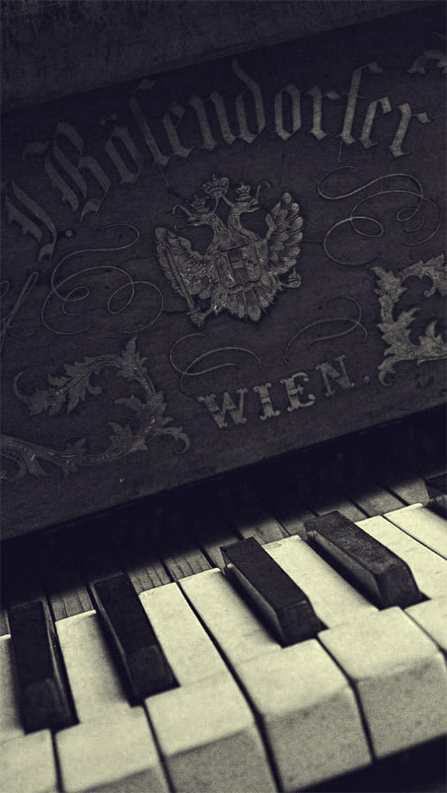 クラシックなピアノ iPhone5壁紙