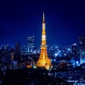 夜の東京タワー Android壁紙