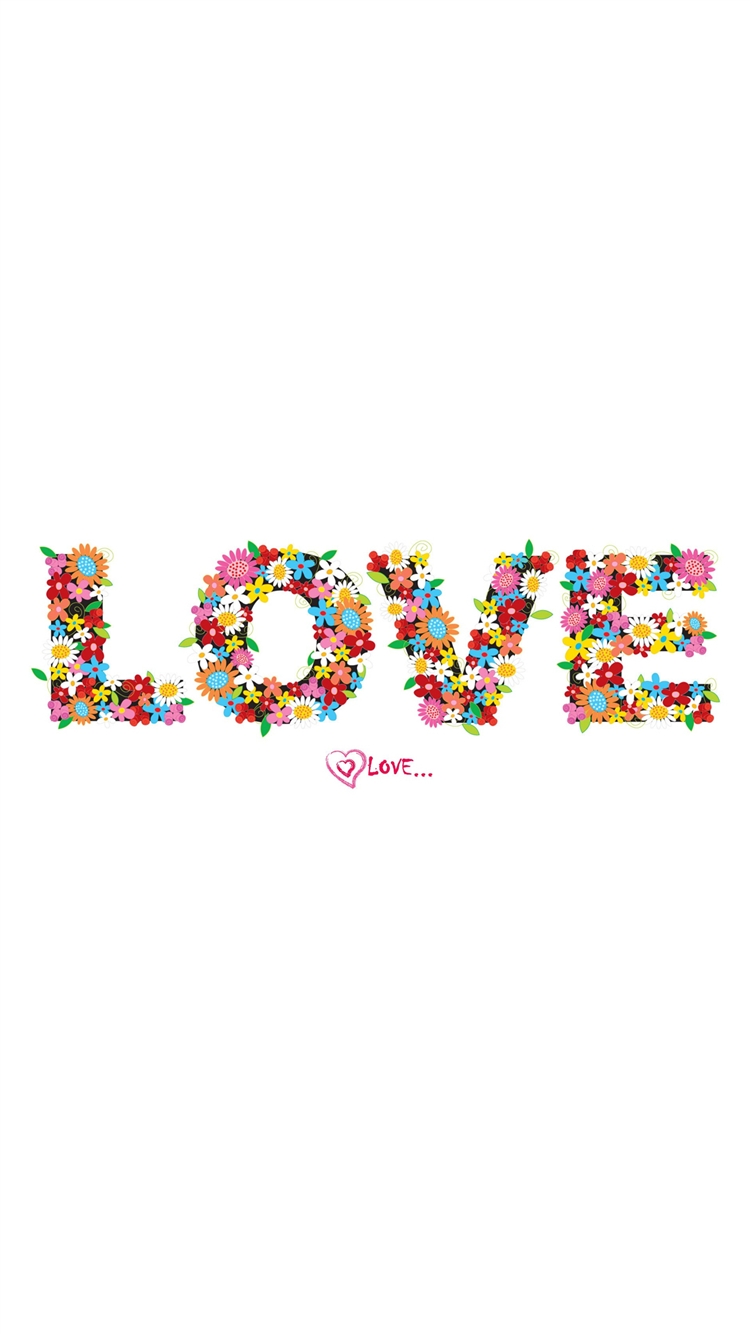 LOVE タイポグラフィ iPhone6壁紙