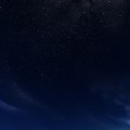 銀河を望む風景 iPhone6壁紙