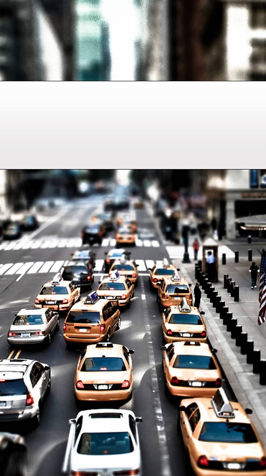 渋滞するタクシー iPhone6壁紙