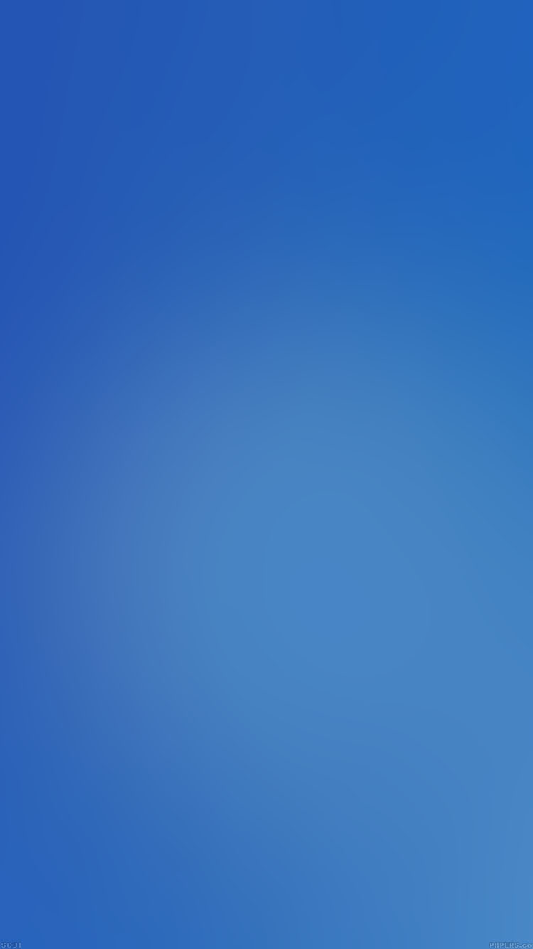 シンプルな青のグラデーション iPhone6壁紙