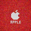 ドット・アップル(赤) iPhone6壁紙