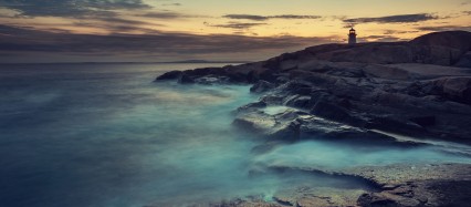 灯台と海 Android壁紙