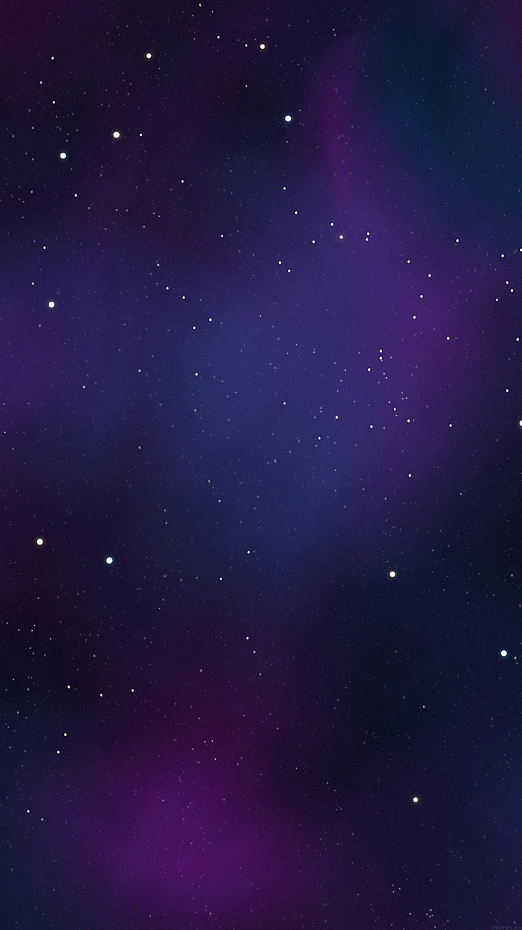 紫の銀河 iPhone6壁紙