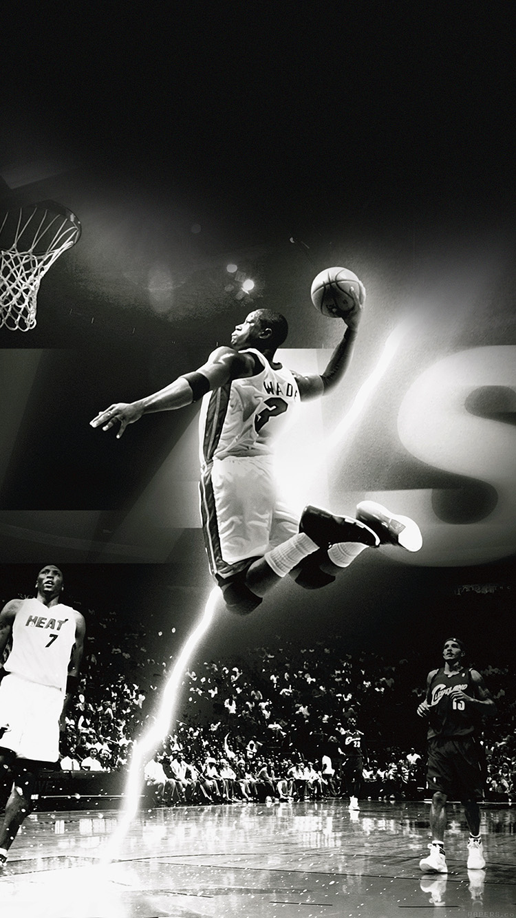 NBA バスケのダンク iPhone6壁紙