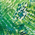 緑の絵の具 iPhone6壁紙