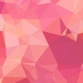 ポップなピンクのポリゴン iPhone6壁紙