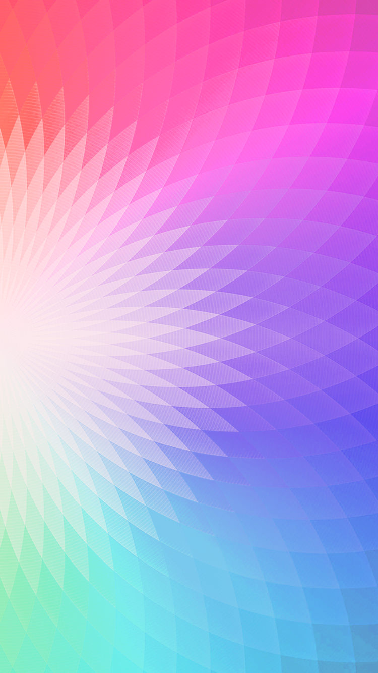虹色の放射 Iphone6壁紙 Wallpaperbox