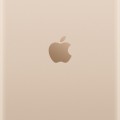 ライトゴールド アップルロゴ iPhone6壁紙