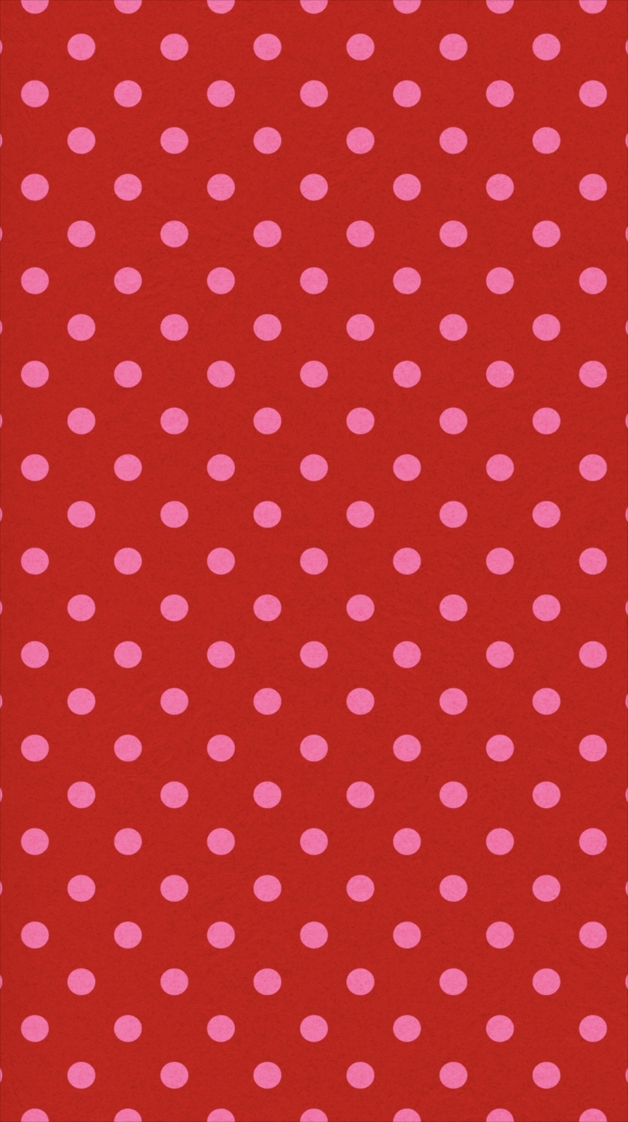 かわいい赤い水玉ドット iPhone6壁紙