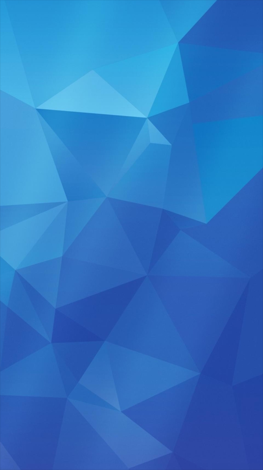 青の綺麗なポリゴン iPhone6壁紙