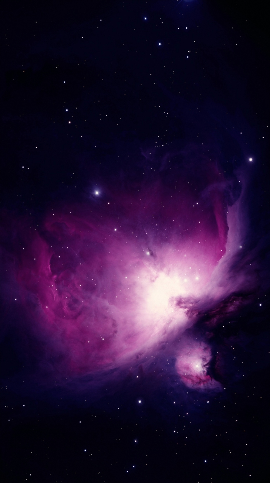 紫の宇宙 ギャラクシー iPhone6壁紙