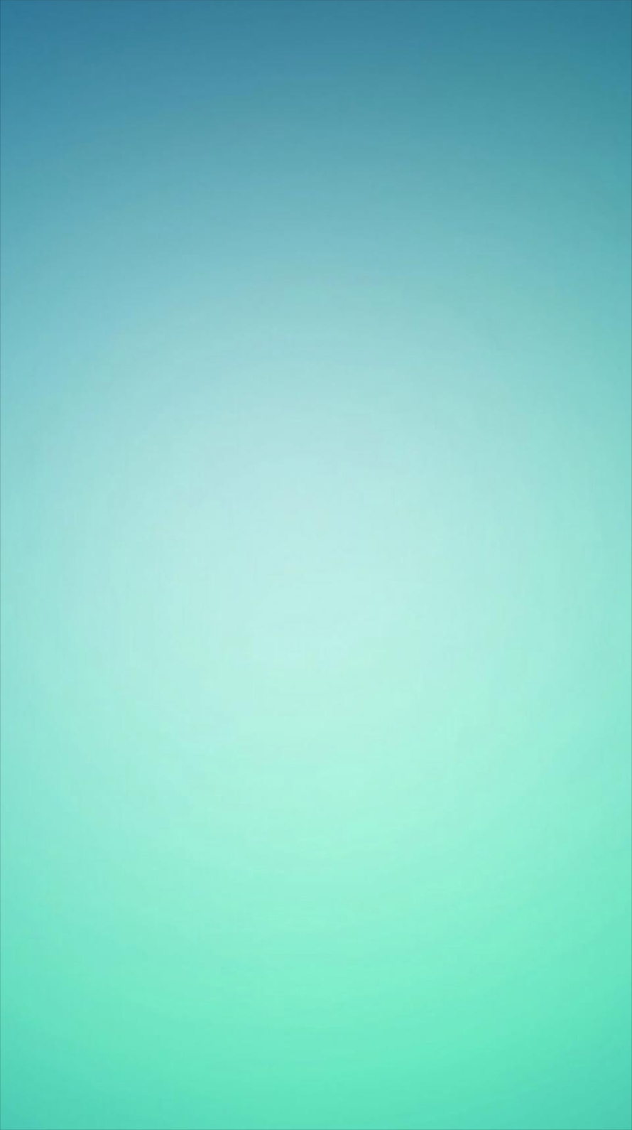 シンプルなアクアブルー iPhone6壁紙