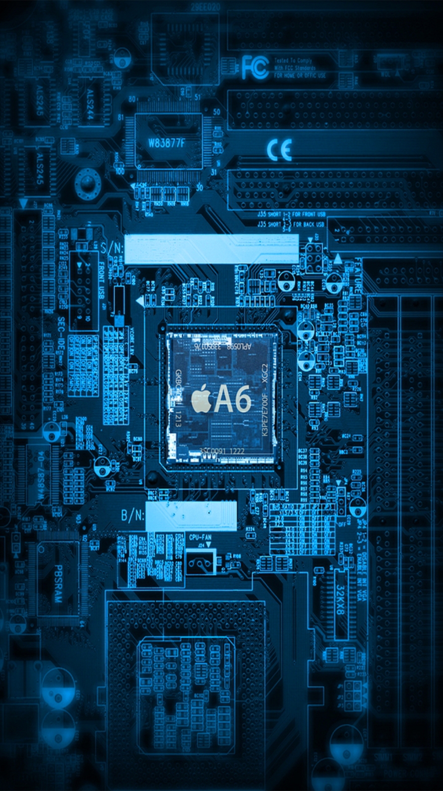 A6 CPU iPhone6壁紙
