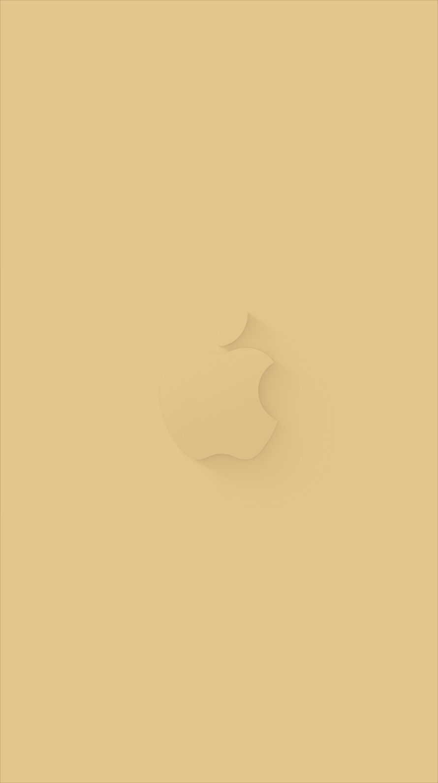 カーキー アップルロゴ iPhone6壁紙