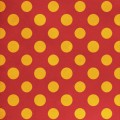 赤と黄色のドット柄 iPhone6壁紙