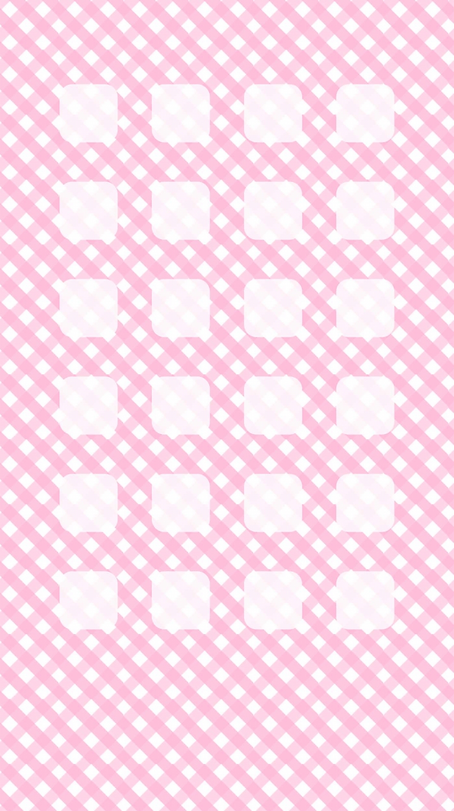 パステルピンク 格子状 iPhone6壁紙