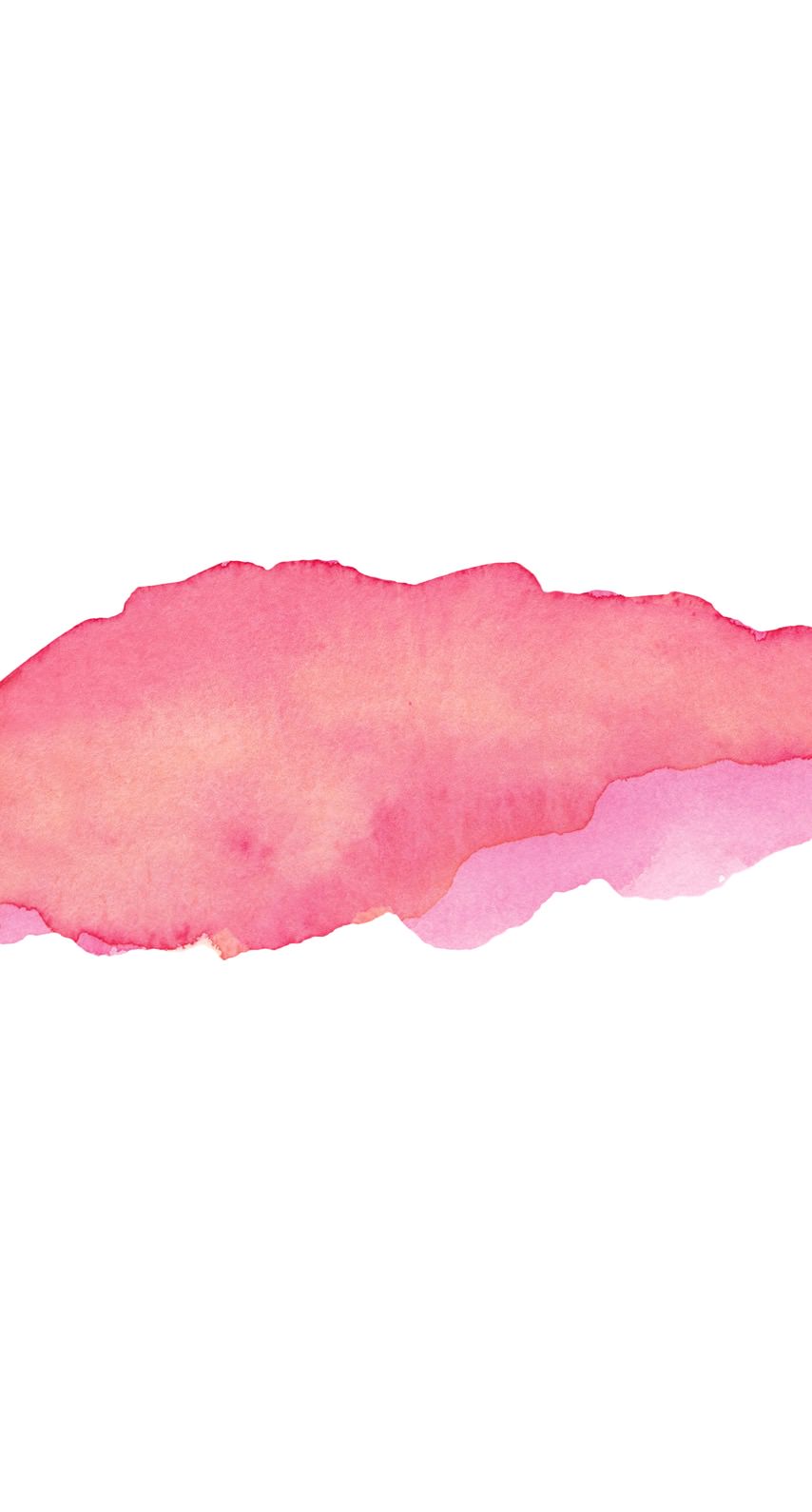 ピンクの水彩 iPhone6壁紙