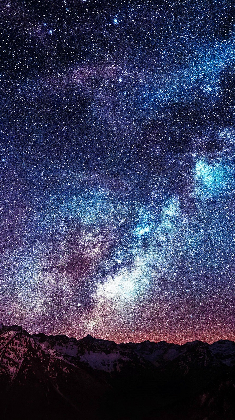 満天の星空 Beautiful Galaxy iPhone6壁紙