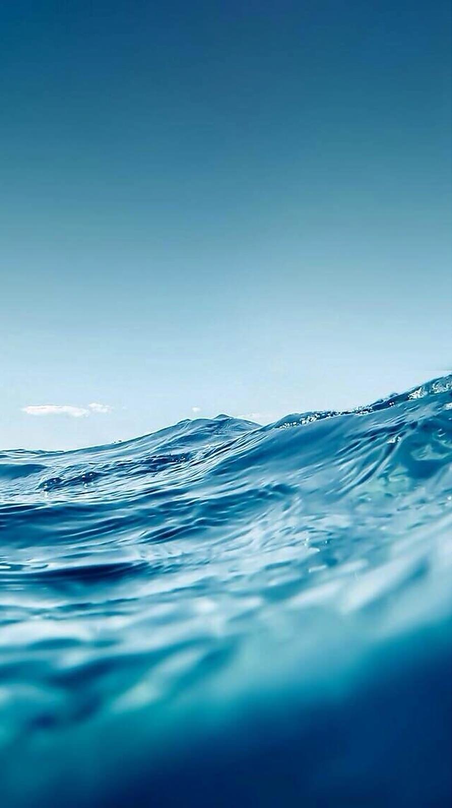接写 波 水面 海面 iPhone6壁紙